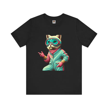 Stylized Cat: Retro-Futuristic