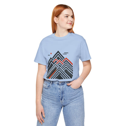 Abstract Mountain: Minimalist Geometric