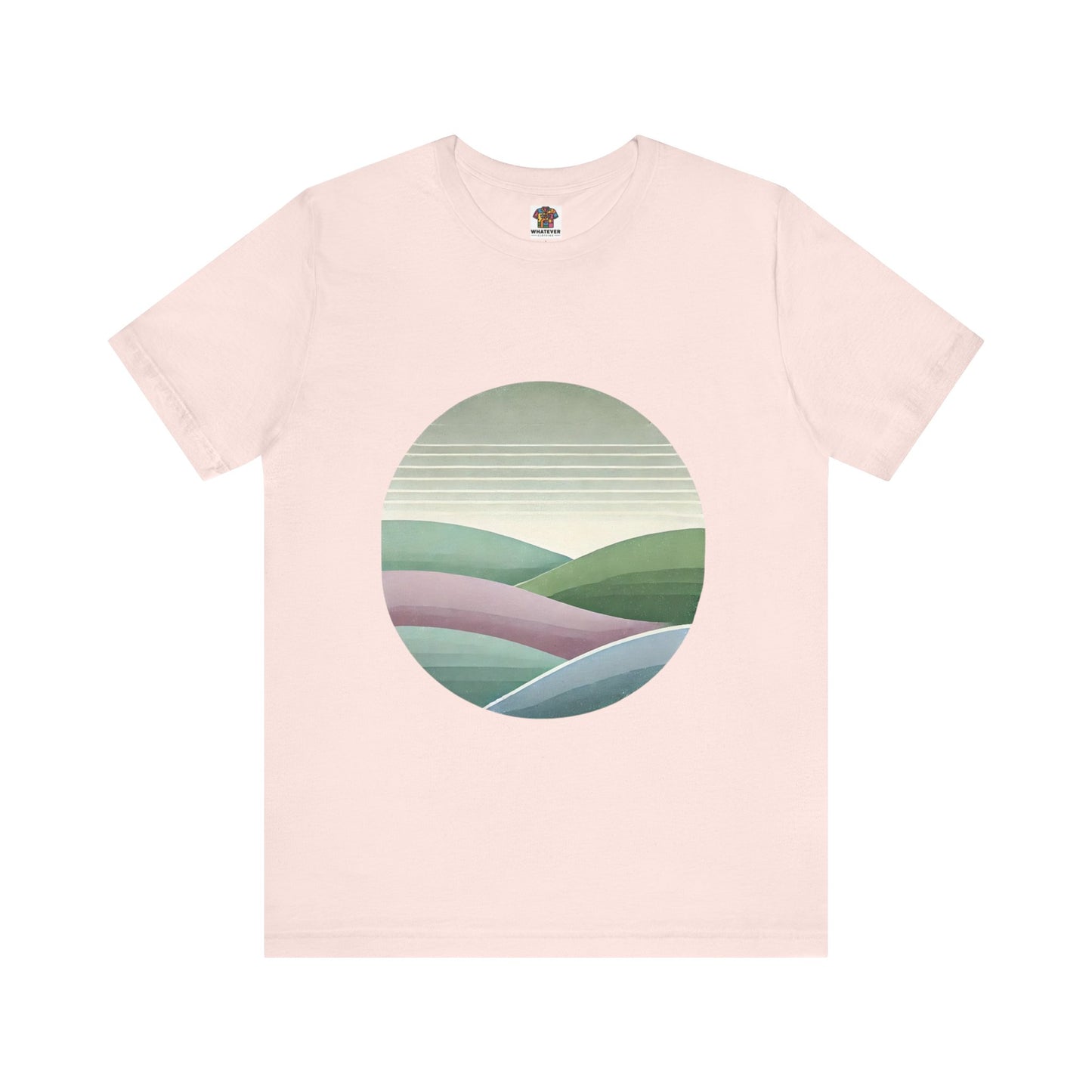 Serene Rolling Hills: Minimalistic Nature Design