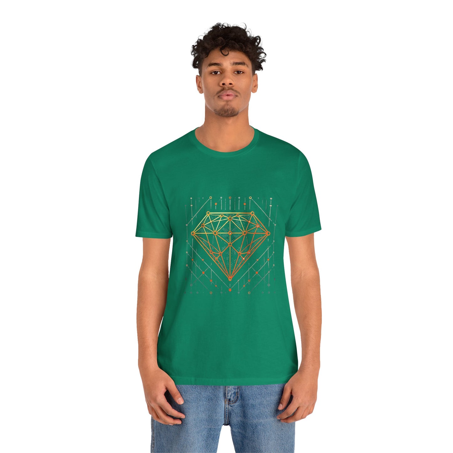 Stylized Diamond: Minimalist Geometric