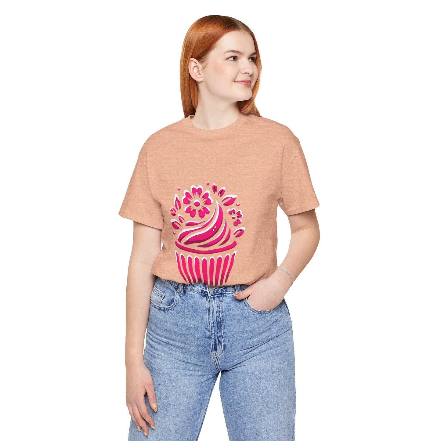 Cupcake with Floral Frosting: Floral Noir