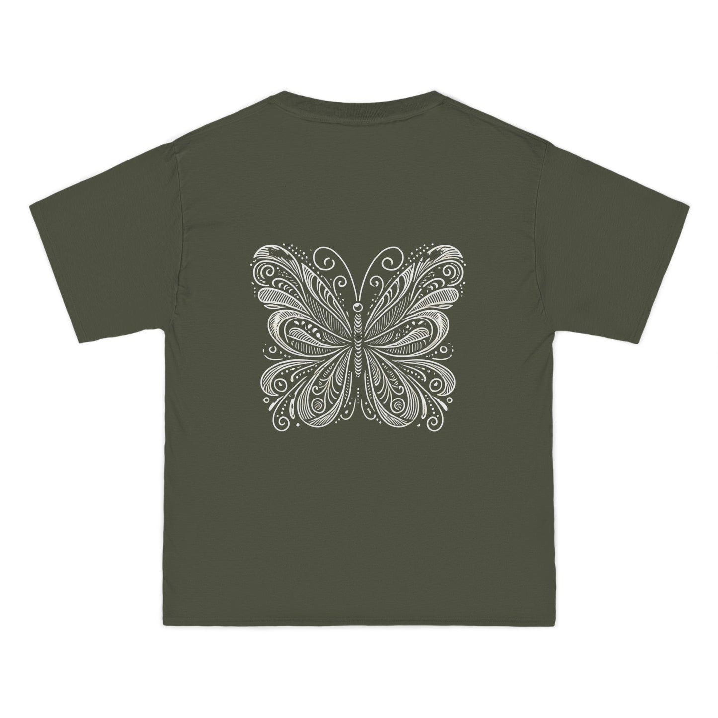 Stylized
  Butterfly: Monochromatic Deco