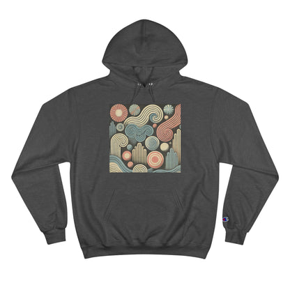 Abstract
  Waves and Spirals: Groovy Retro