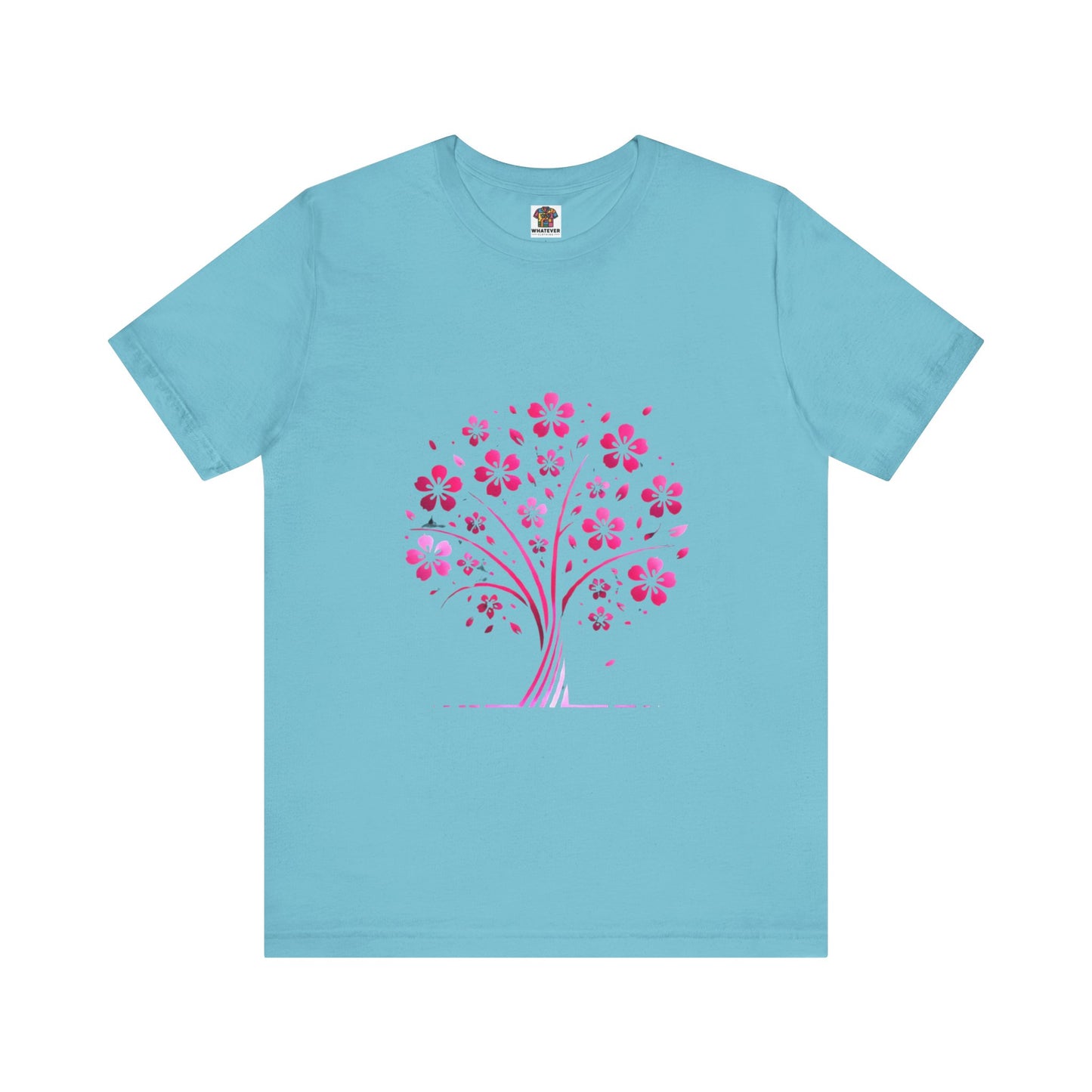 Isolated Stylized Tree: Floral Noir