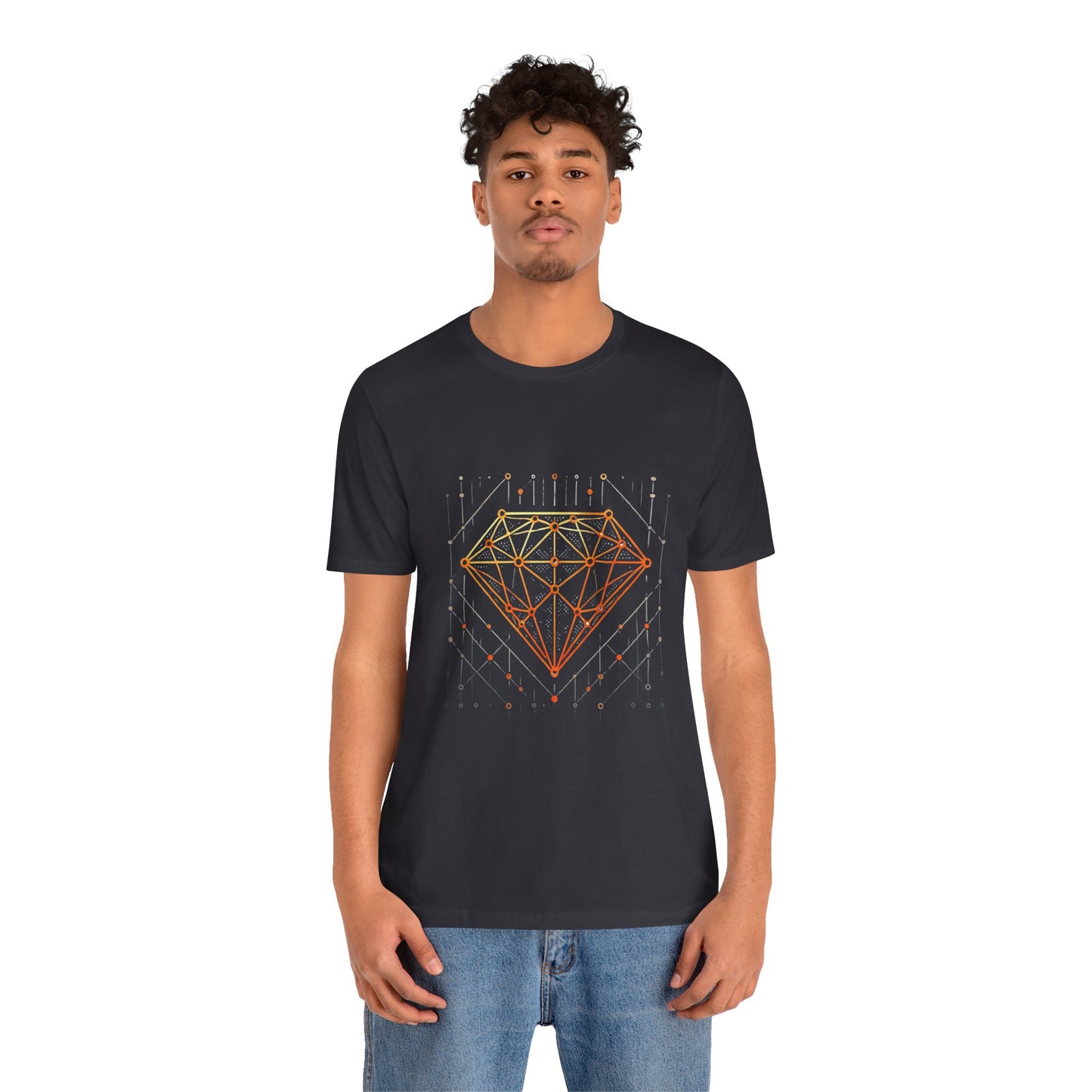 Stylized Diamond: Minimalist Geometric