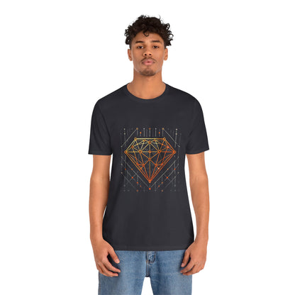 Stylized Diamond: Minimalist Geometric