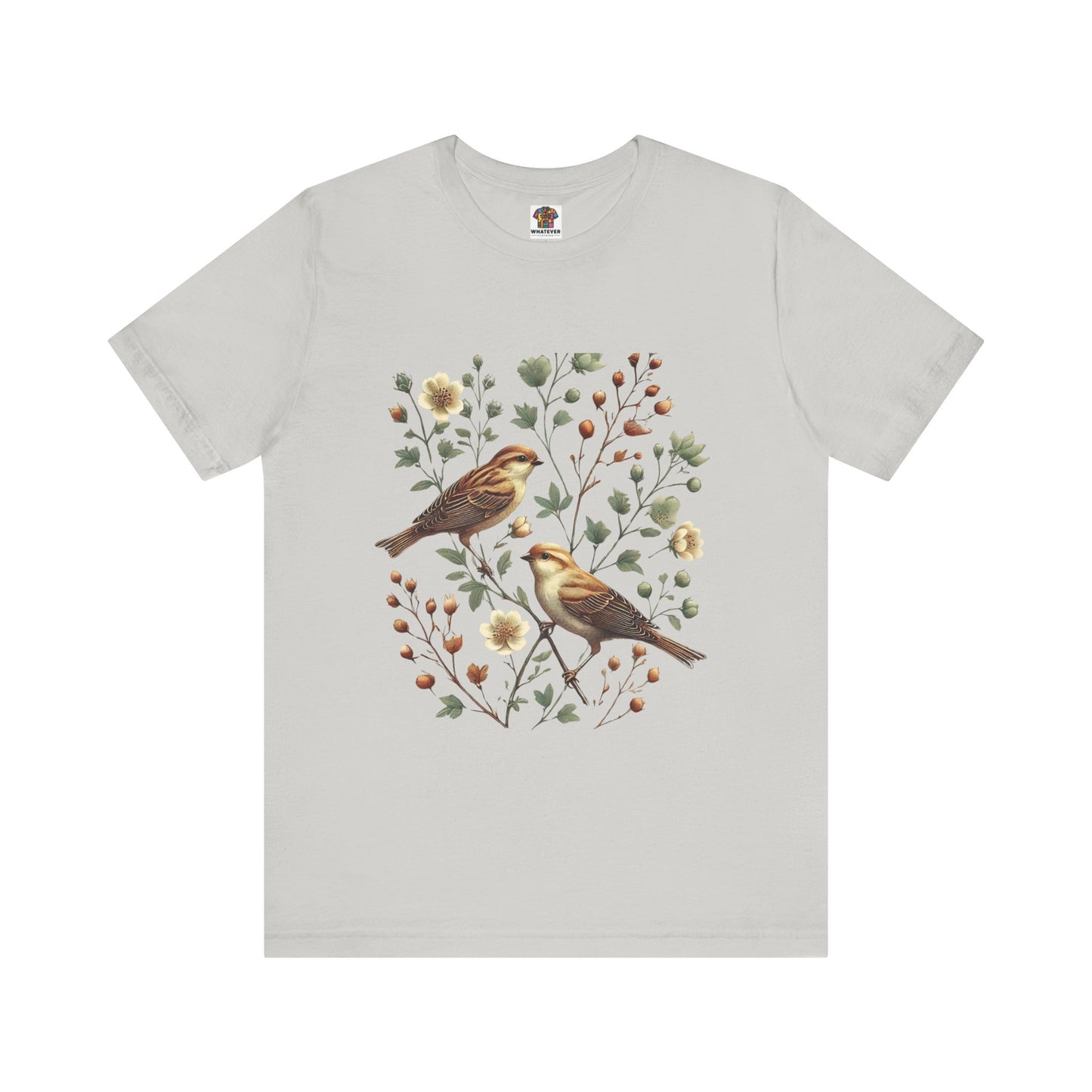 Songbirds: Floral Sepia