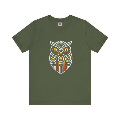 Mystic Owl: Minimalist Geometric