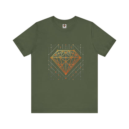 Stylized Diamond: Minimalist Geometric