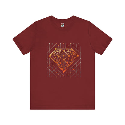 Stylized Diamond: Minimalist Geometric