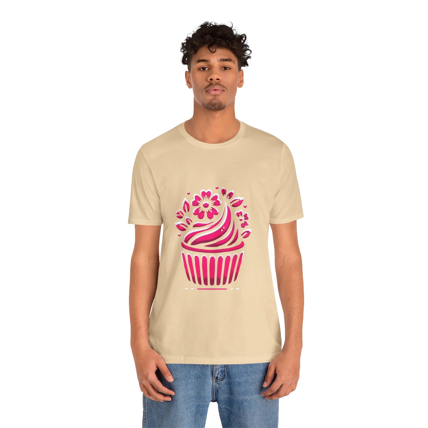 Cupcake with Floral Frosting: Floral Noir