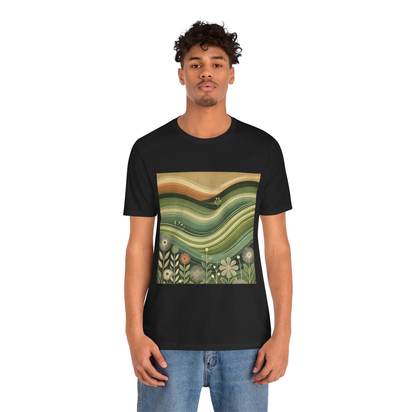 Rolling Hills: Floral Sepia