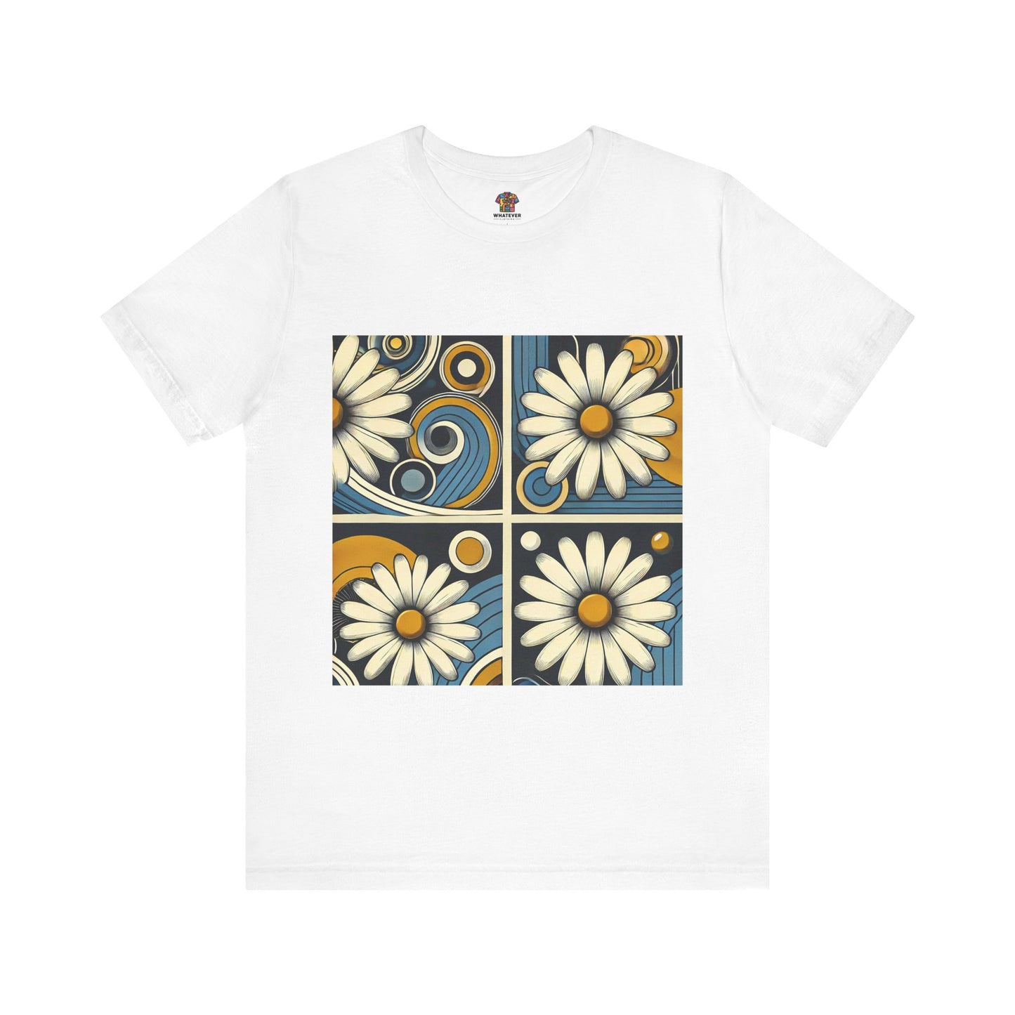 Daisy Landscape: Retro Pop-Art