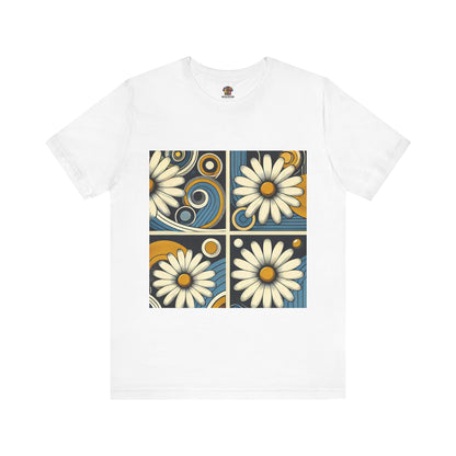 Daisy Landscape: Retro Pop-Art