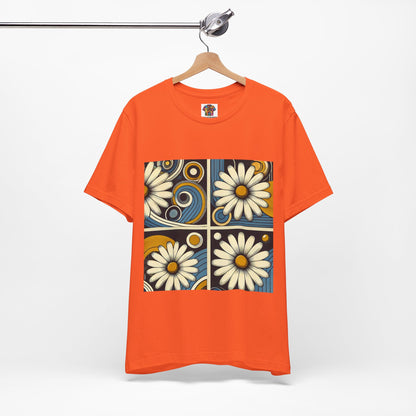 Daisy Landscape: Retro Pop-Art