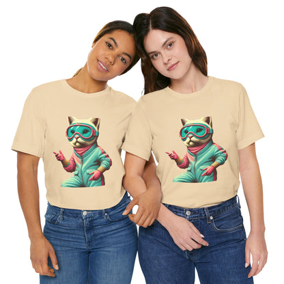 Stylized Cat: Retro-Futuristic