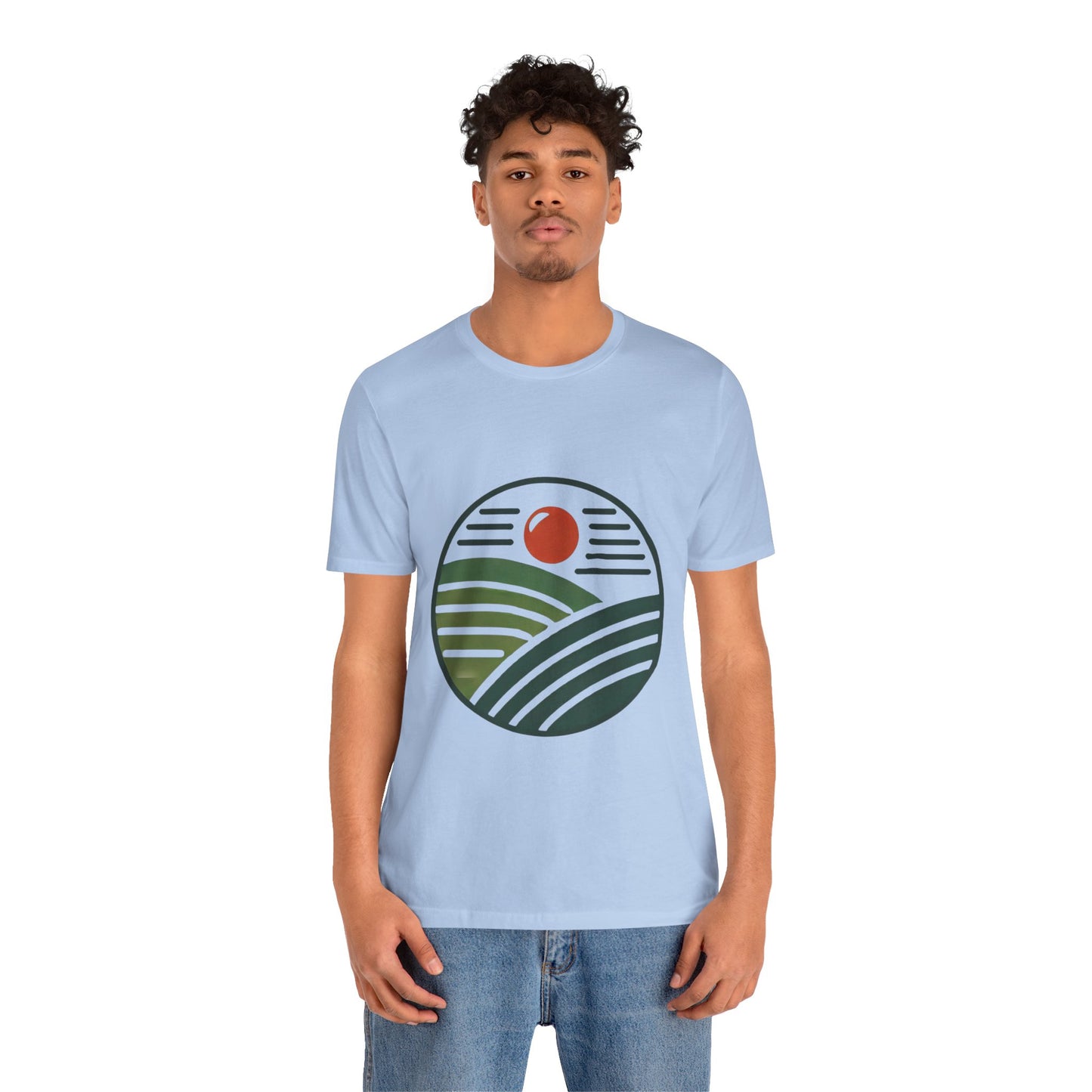 Abstract Landscape: Floral Orange Vibe