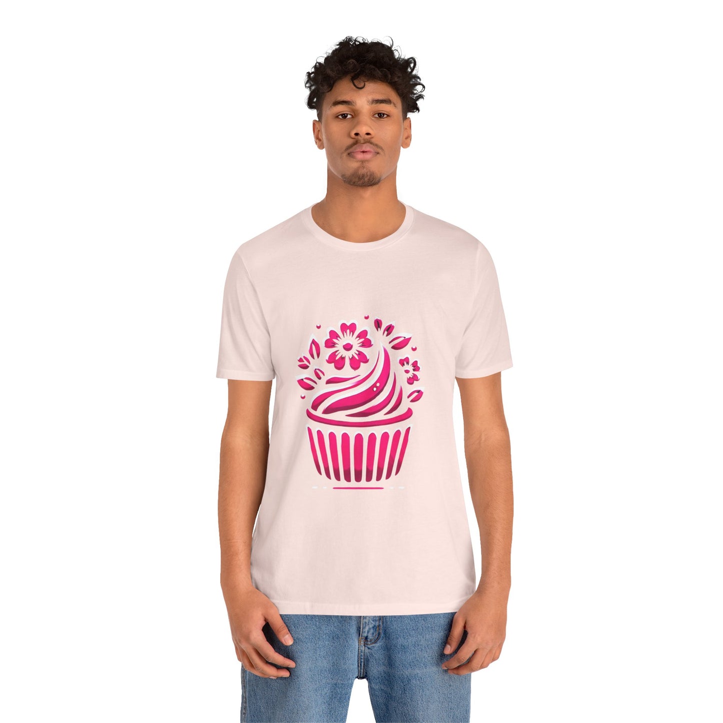Cupcake with Floral Frosting: Floral Noir