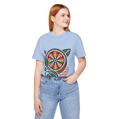 Citrus Slice: Floral Orange Vibe