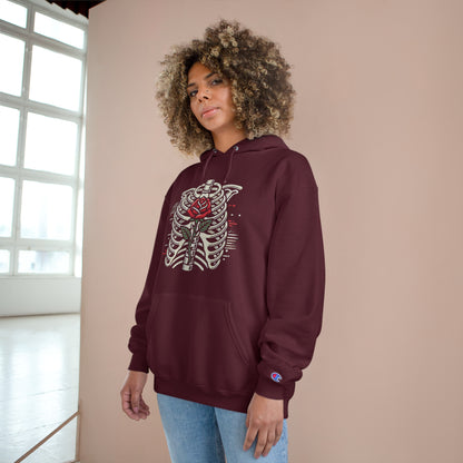 Ribcage
  with Rose: Gothic Streetwear