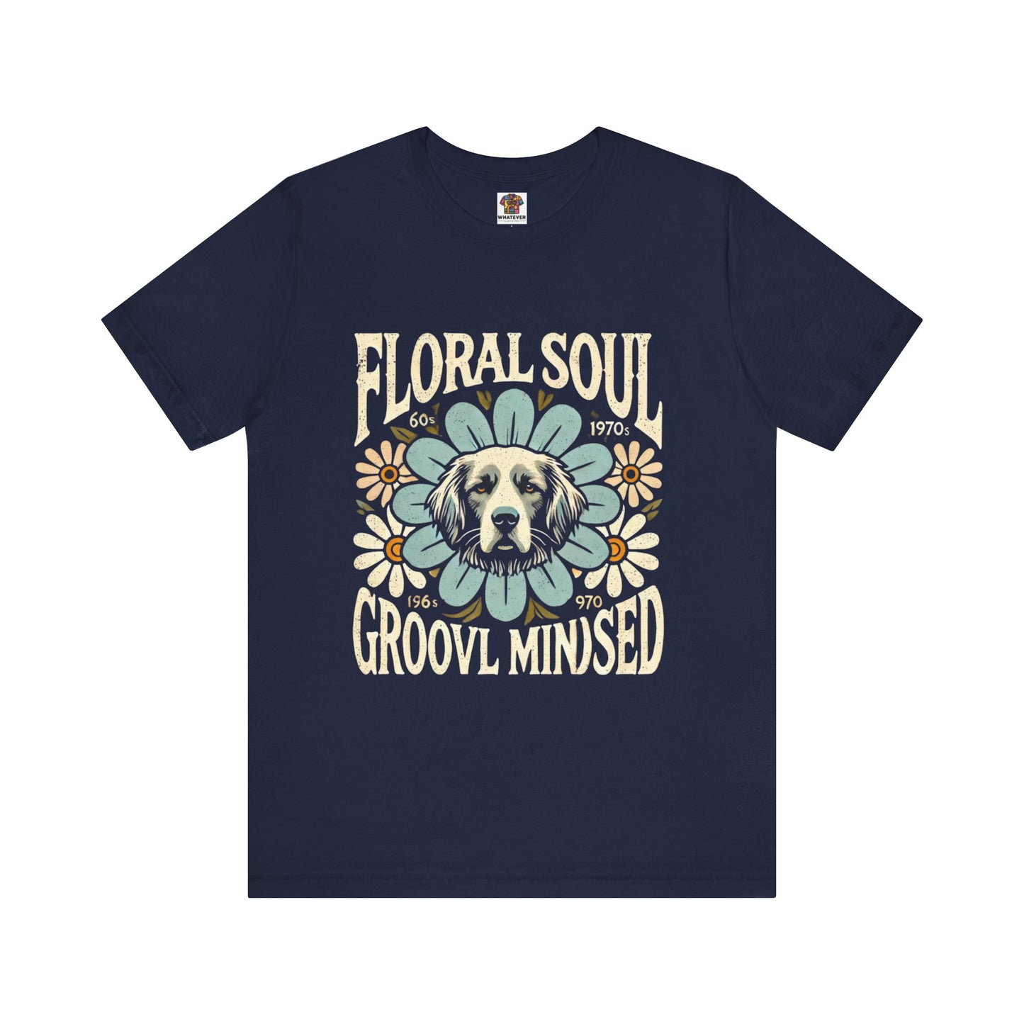 Stylized Vintage Dog: GROOVY Retrozip