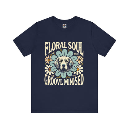 Stylized Vintage Dog: GROOVY Retrozip