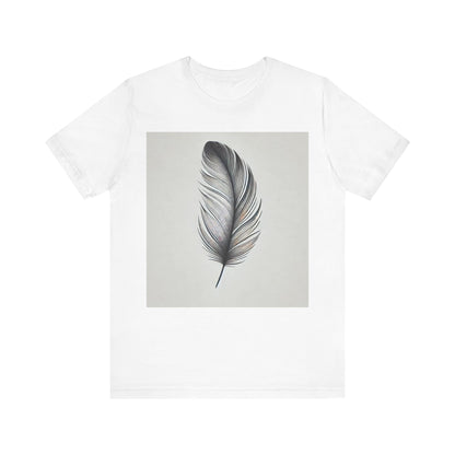 Solitary
  Feather: Minimalist Line Art