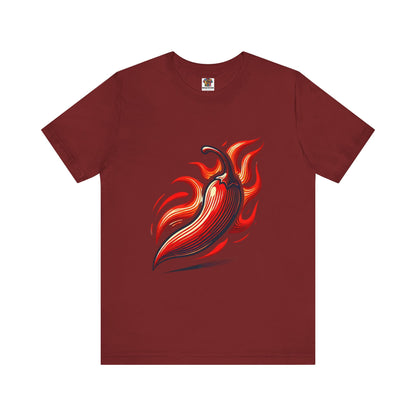 Fiery Chili Pepper: Dynamic Motion