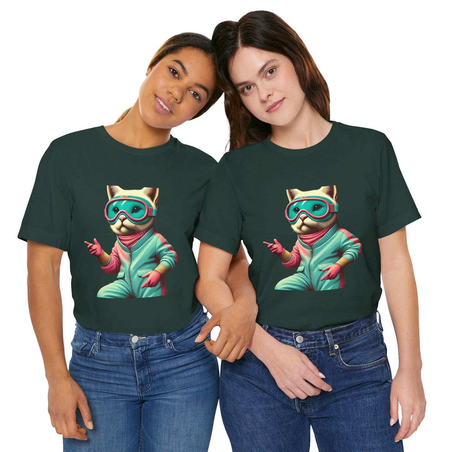 Stylized Cat: Retro-Futuristic