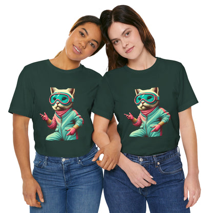 Stylized Cat: Retro-Futuristic
