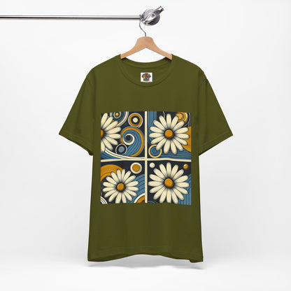 Daisy Landscape: Retro Pop-Art