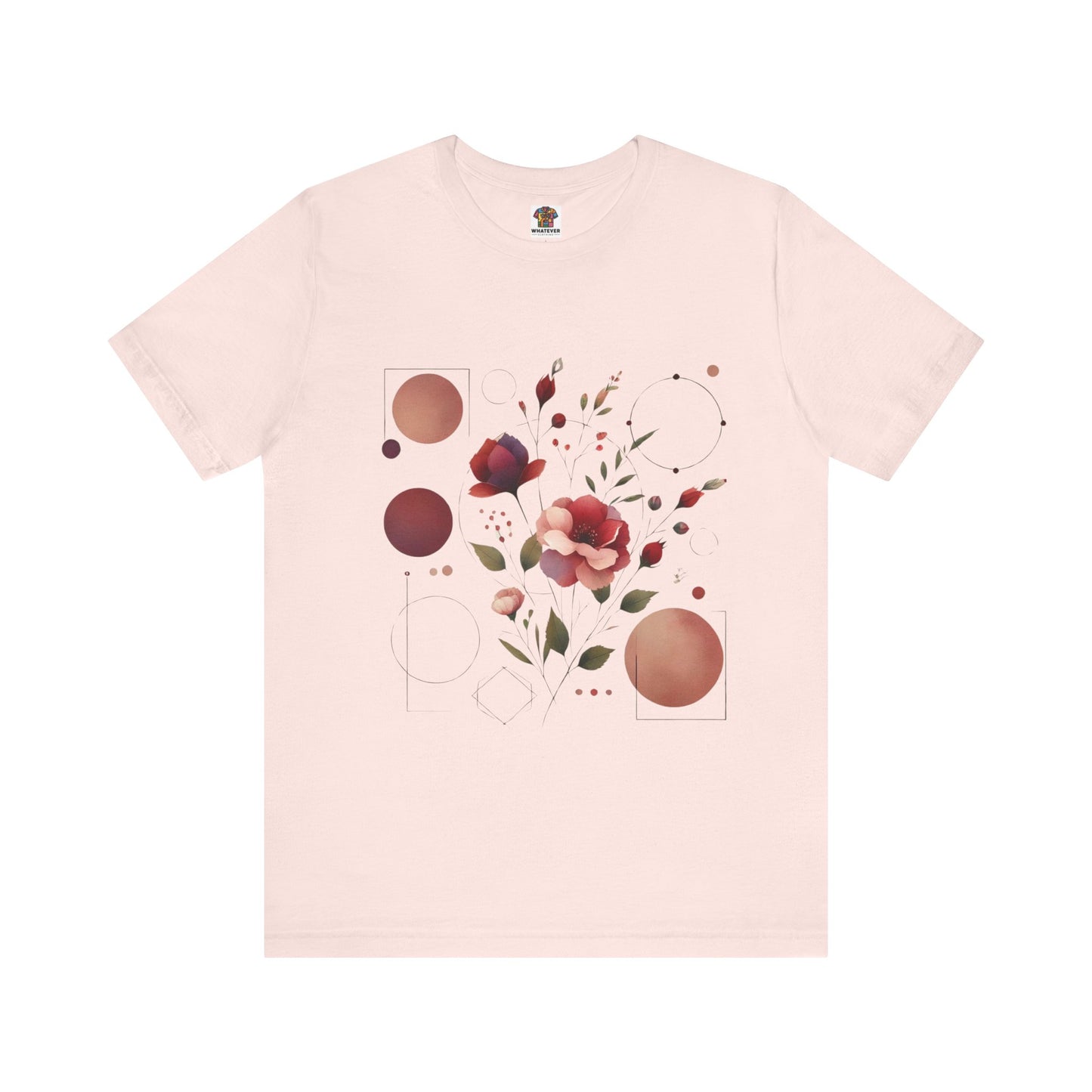 Geometric Floral Shapes: Watercolor Floral