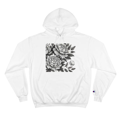 Stylized
  Peonies: Monochromatic Deco