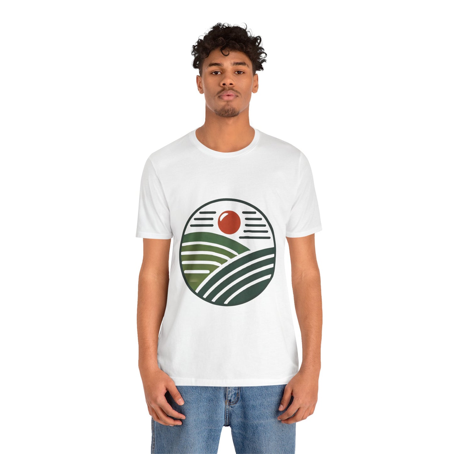 Abstract Landscape: Floral Orange Vibe
