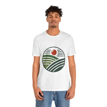 Abstract Landscape: Floral Orange Vibe