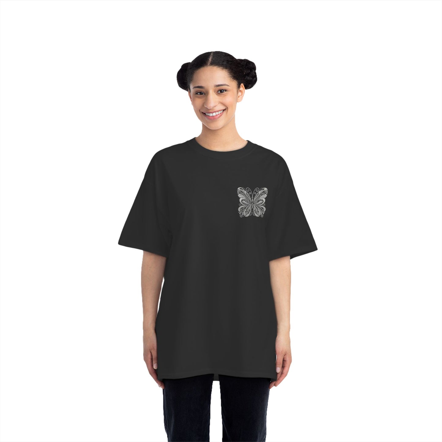 Stylized
  Butterfly: Monochromatic Deco
