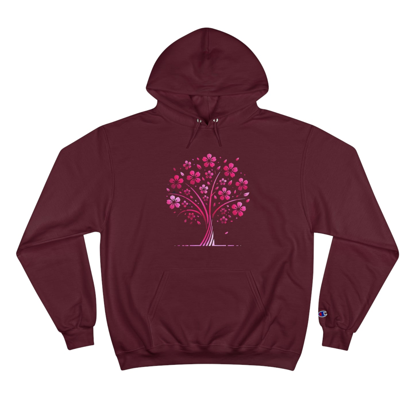 Isolated
  Stylized Tree: Floral Noir