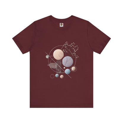 Abstract Geometric Shapes: Minimalistic Nature Design