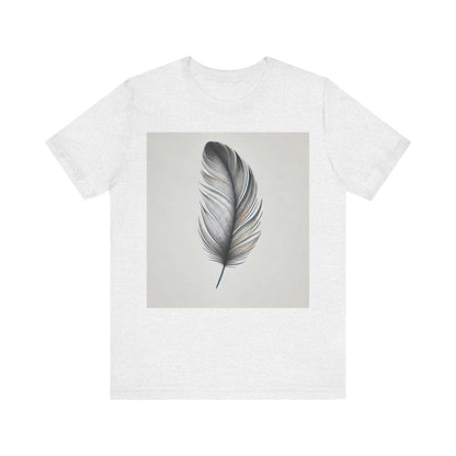 Solitary
  Feather: Minimalist Line Art