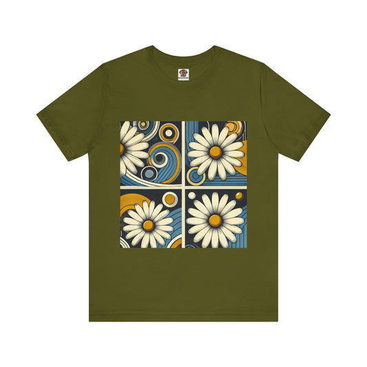 Daisy Landscape: Retro Pop-Art