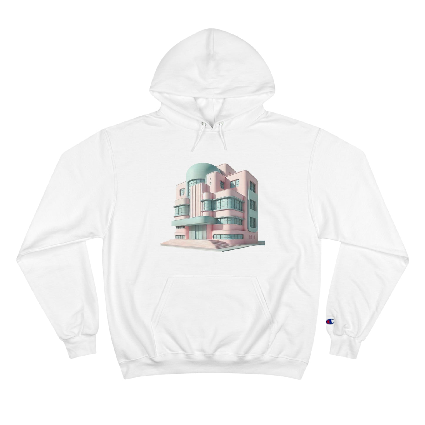 Stylized
  Building: Retro-Futuristic