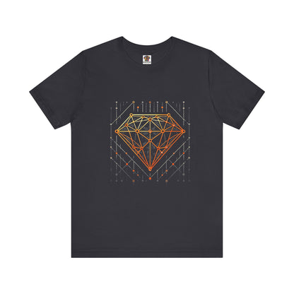 Stylized Diamond: Minimalist Geometric