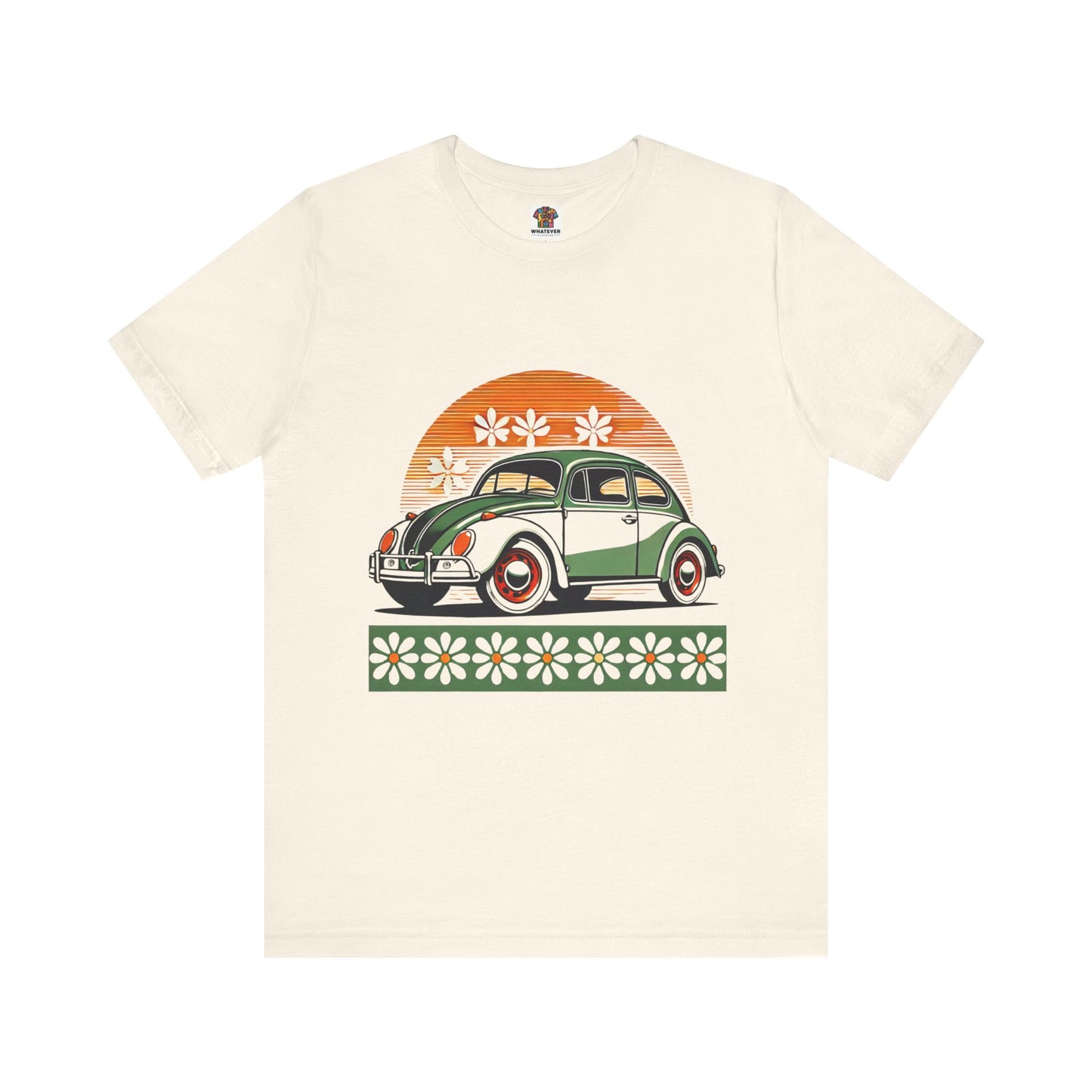 Classic Car: Floral Orange Vibe