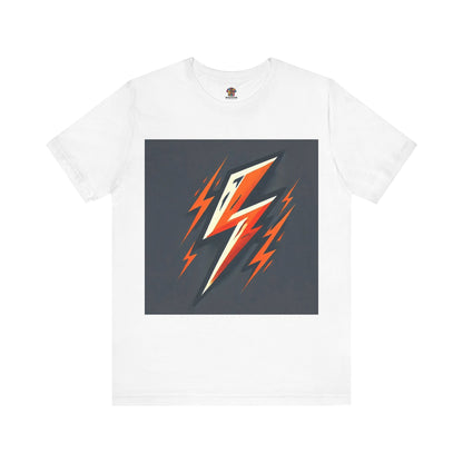 Neon Lightning: Minimalist Geometric