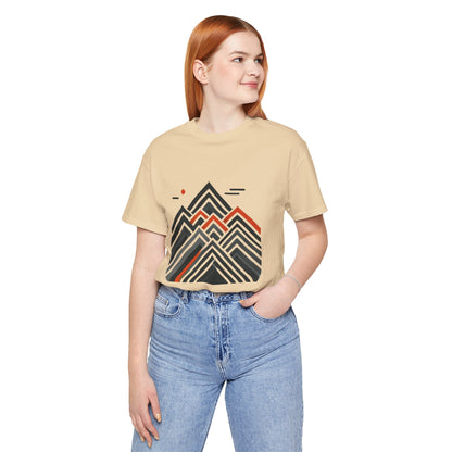 Abstract Mountain: Minimalist Geometric