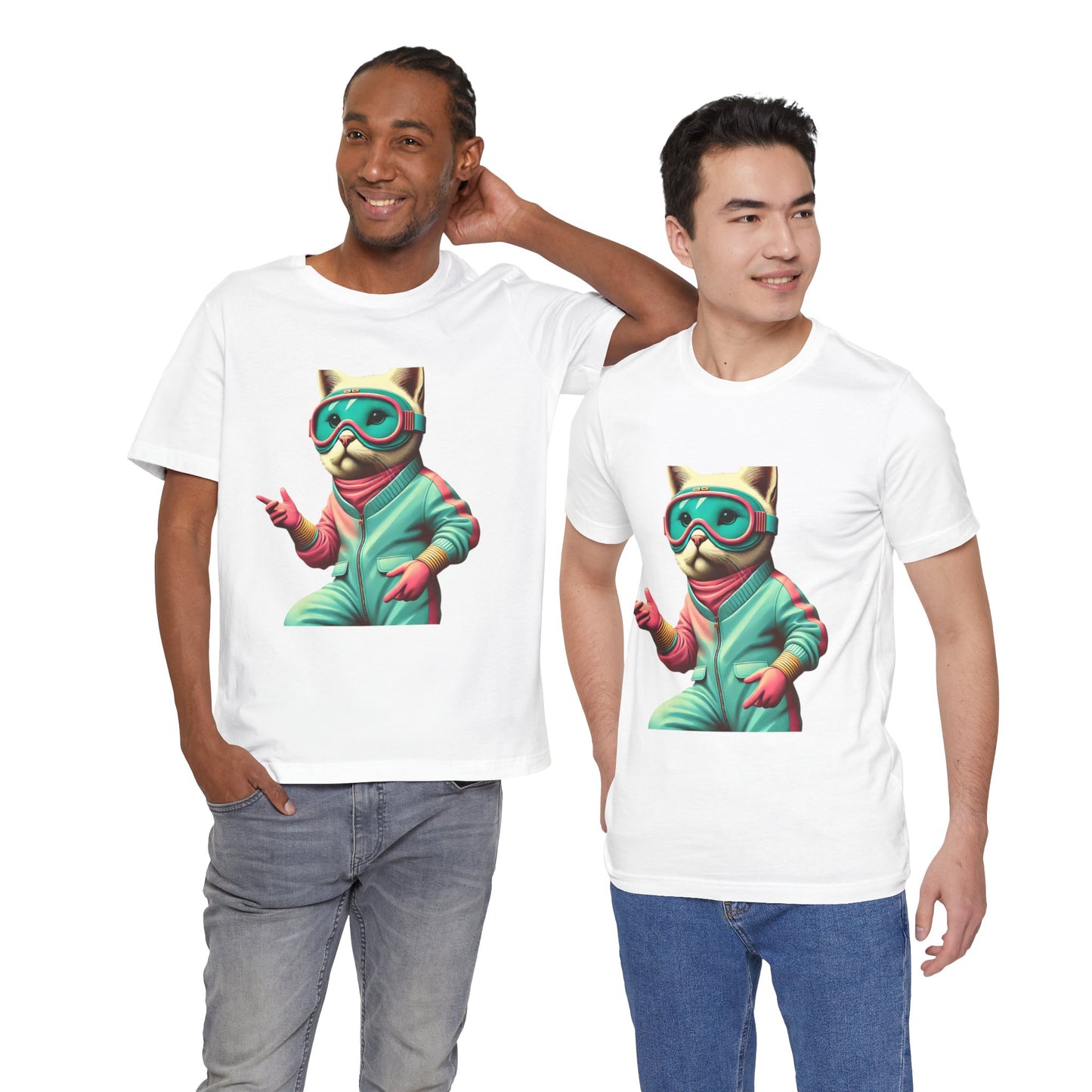 Stylized Cat: Retro-Futuristic