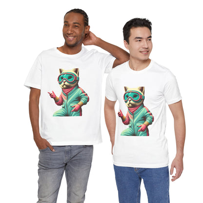 Stylized Cat: Retro-Futuristic