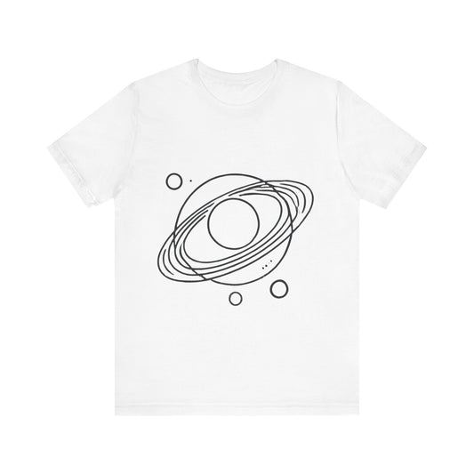 Celestial
  Rings: Minimalist Line Art