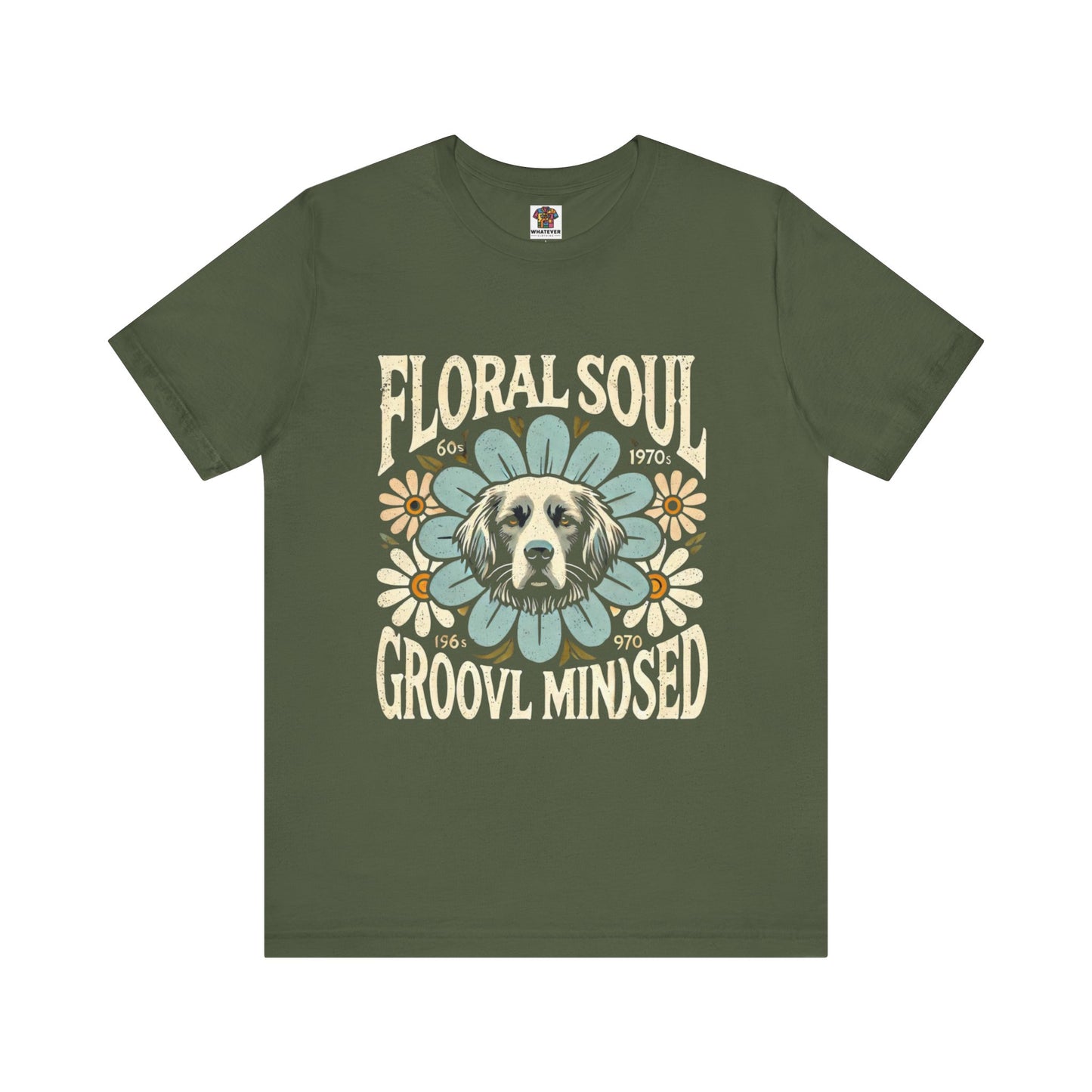 Stylized Vintage Dog: GROOVY Retrozip