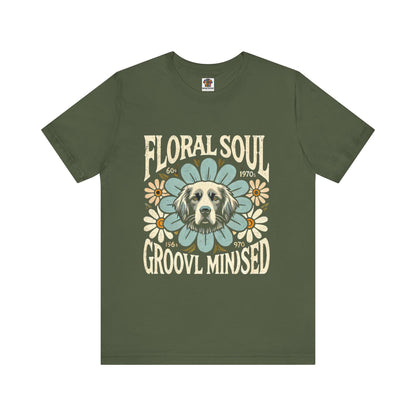 Stylized Vintage Dog: GROOVY Retrozip